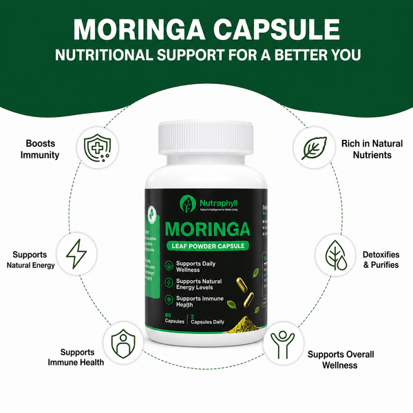 Moringa Leaf Powder - 60 Capsule