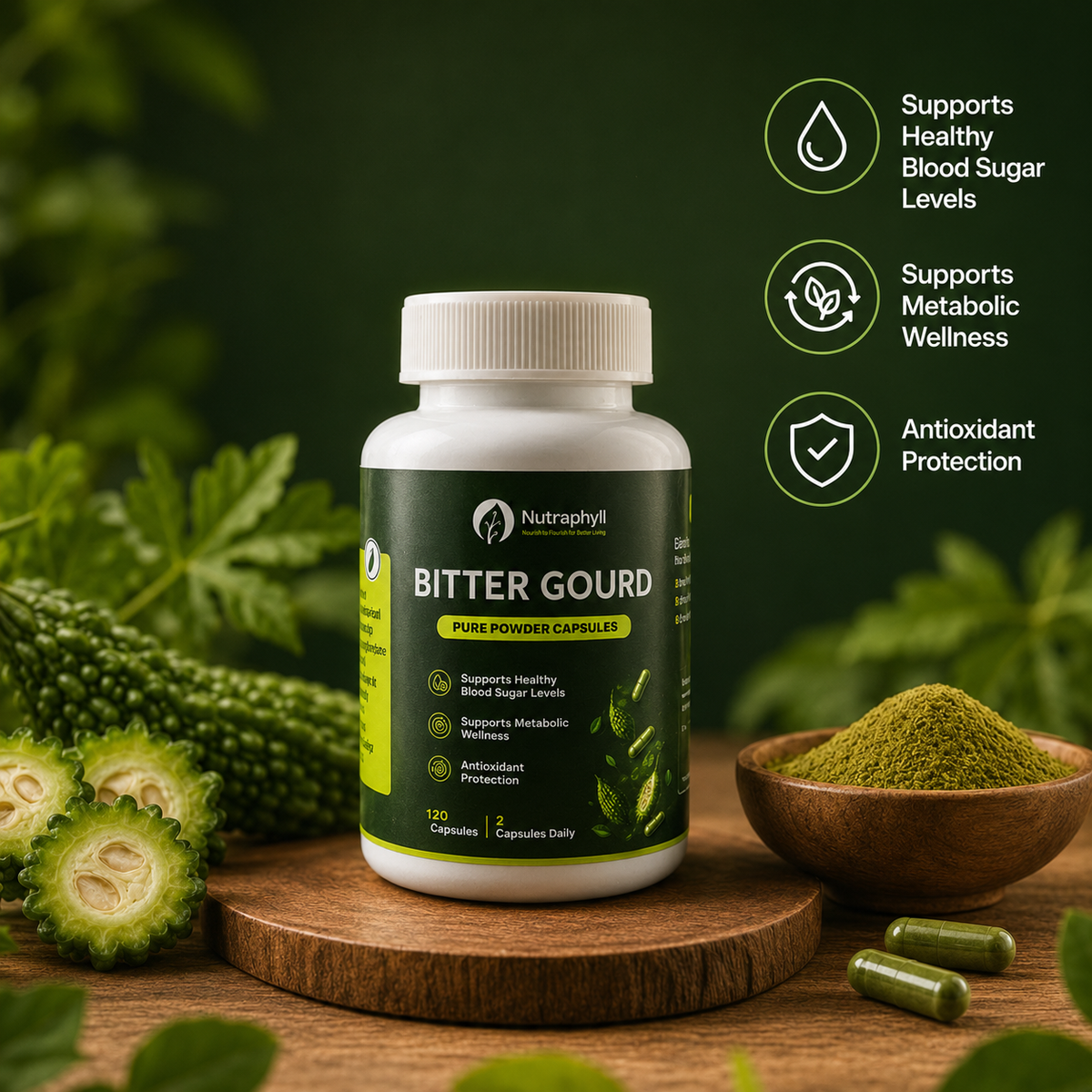 Bitter Gourd capsule - 120 Capsule