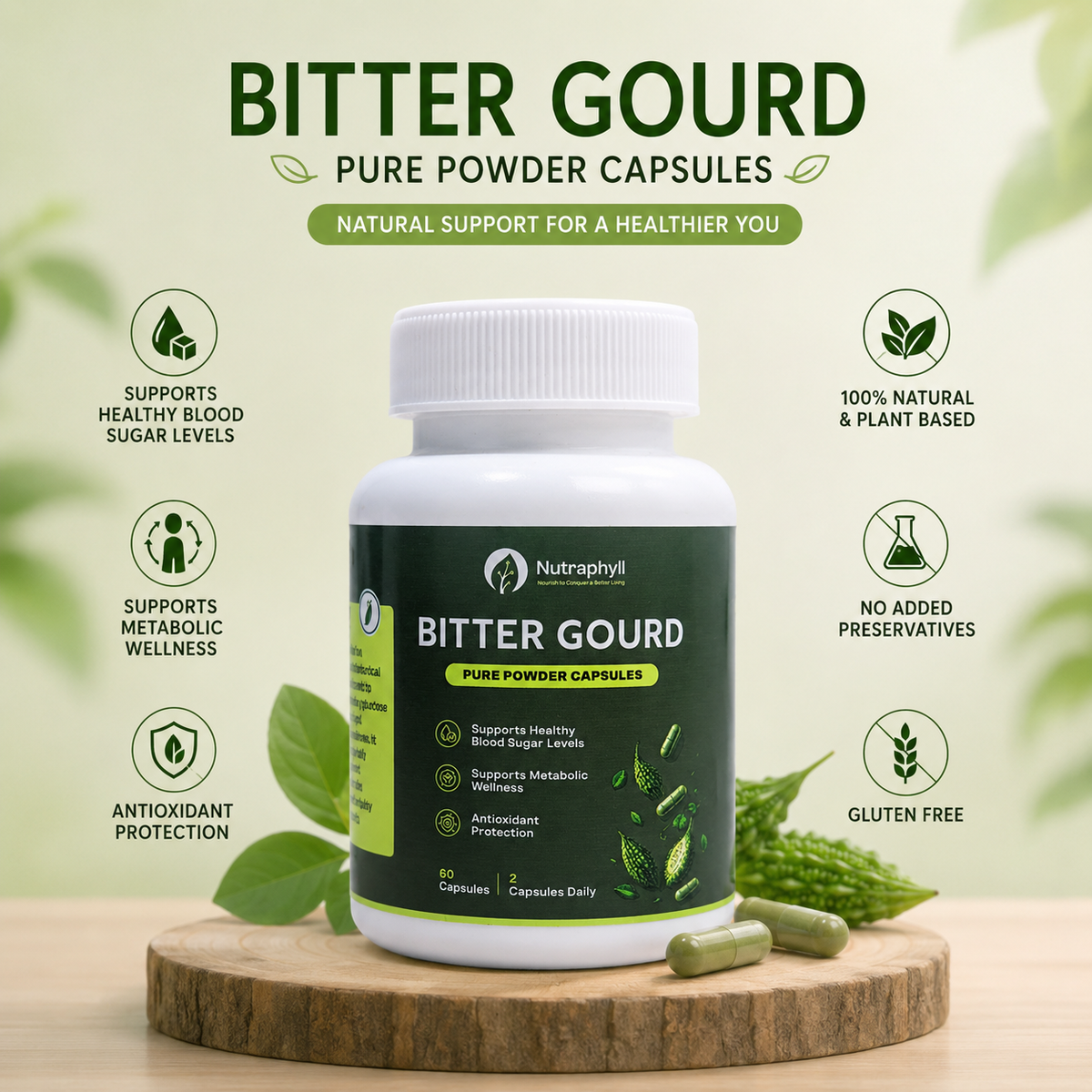 Bitter Gourd capsule - 60 Capsule